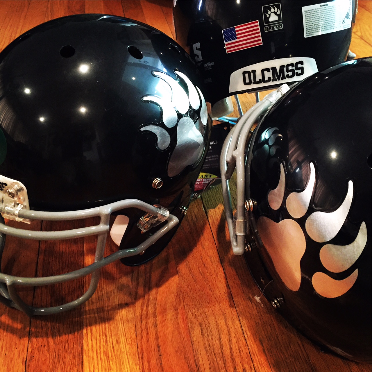 OLCMSS Football Helmet